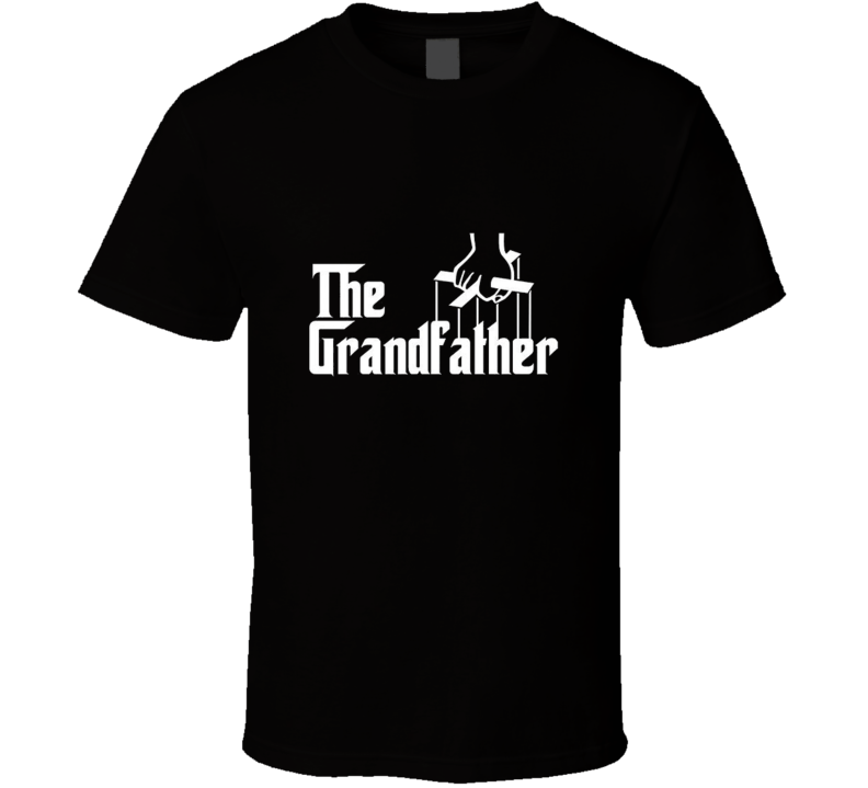 The Grandfather Godfather Logo Family Grandpa Classic Funny T Shirt