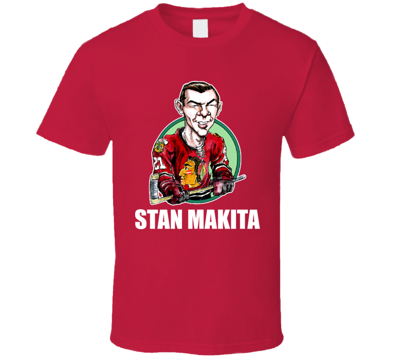 Stan Makita Hockey Legends Vi Gage Caricature T Shirt