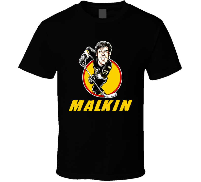 Evgeni Malkin Pittsburgh Hockey Caricature T Shirt