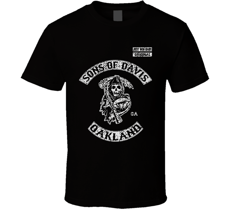 Sons Of Davis Oakland Al Davis Los Angeles Raiders SOA Football T Shirt
