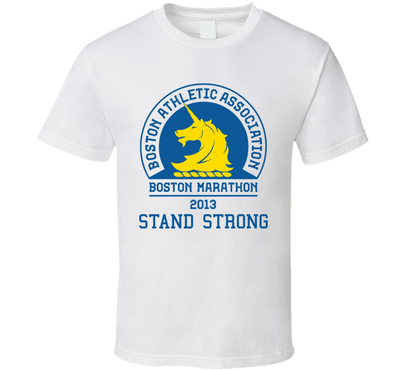 Boston Stand Strong Marathon 2013 Runner T Shirt