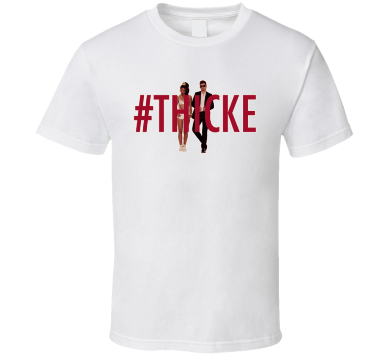 Robin Thicke Blurred Lines Hashtag Singer Pop Music T Shirt