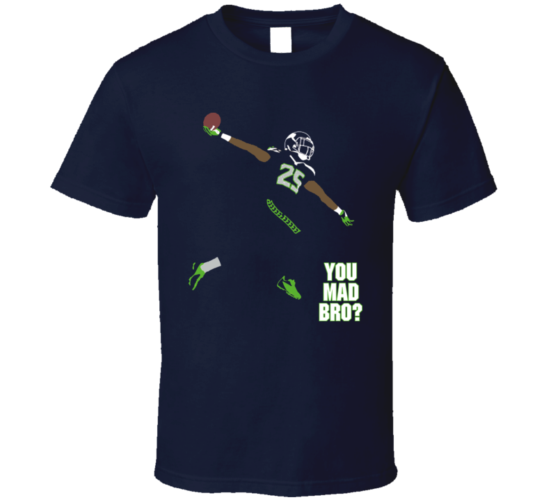 Richard Sherman You Mad Bro Corner Defense Seattle Football T Shirt