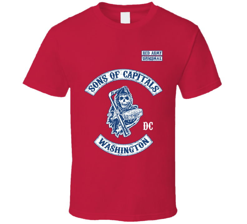 Sons Of Washington SOA Style Capitals Hockey T Shirt