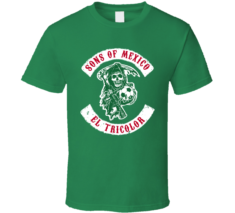 Sons Of Mexico Soccer Football T Shirt