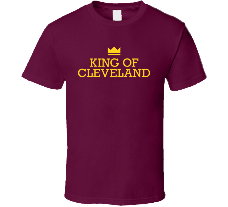 The King Of Cleveland 6 Ohio All Star MVP Basketball T Shirt
