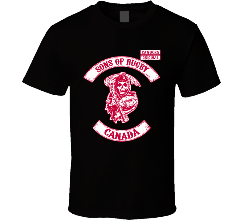 Sons Of Rugby Canada National Team Maple Leaf T Shirt