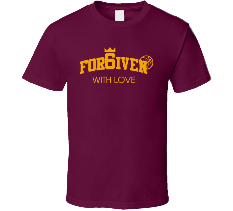 Forgiven With Love Cleveland Ohio Basketball T Shirt