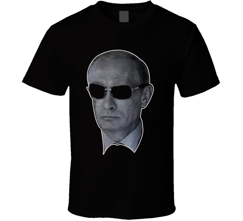 Vladimir Putin Russia Leader Political Glasses Moscow Cool T Shirt