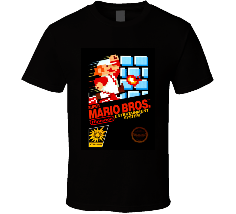 Super Mario Bros Original Nintendo Retro Vintage Video Game T Shirt