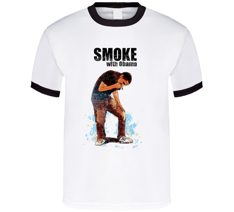 Obama Smoking T Shirt