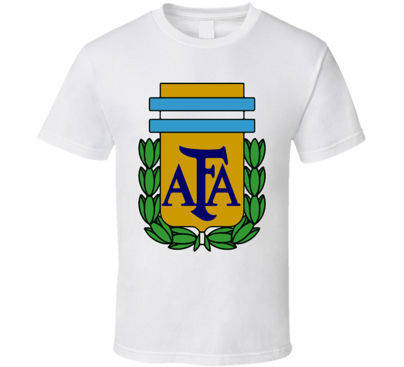 Argentina National Football Team Logo T Shirt