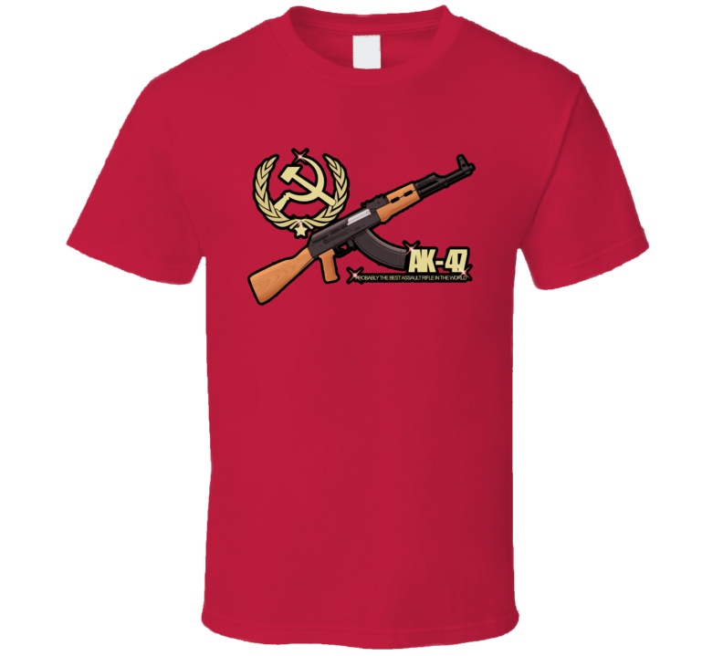 Communist Cccp Ak 47 T Shirt