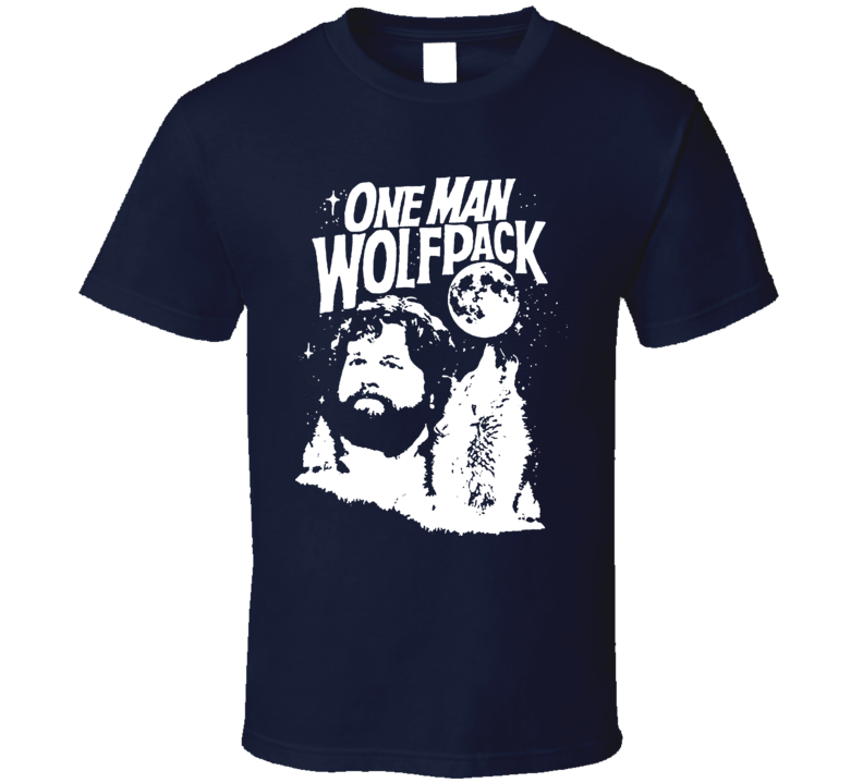 Hangover Movie One Man Wolfpack T Shirt