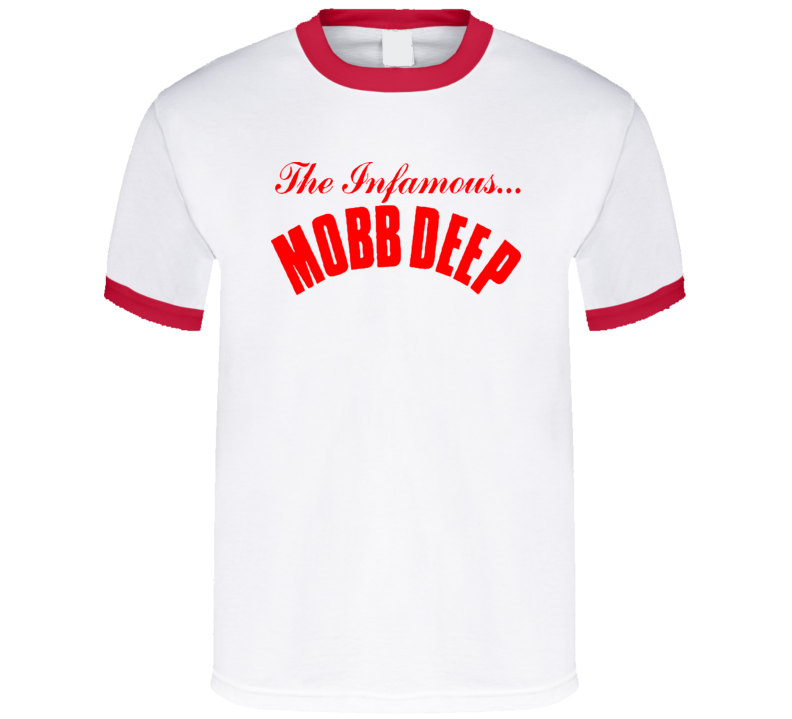 heart ambition lay off Mobb Deep The Infamous Logo Rap T Shirt