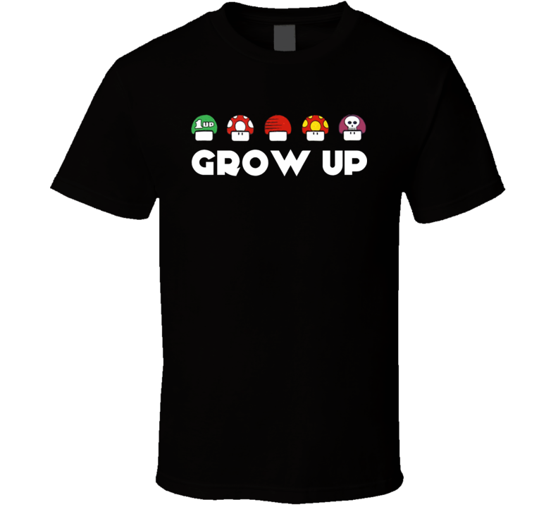 Nintendo Mushrooms Video Game T Shirt