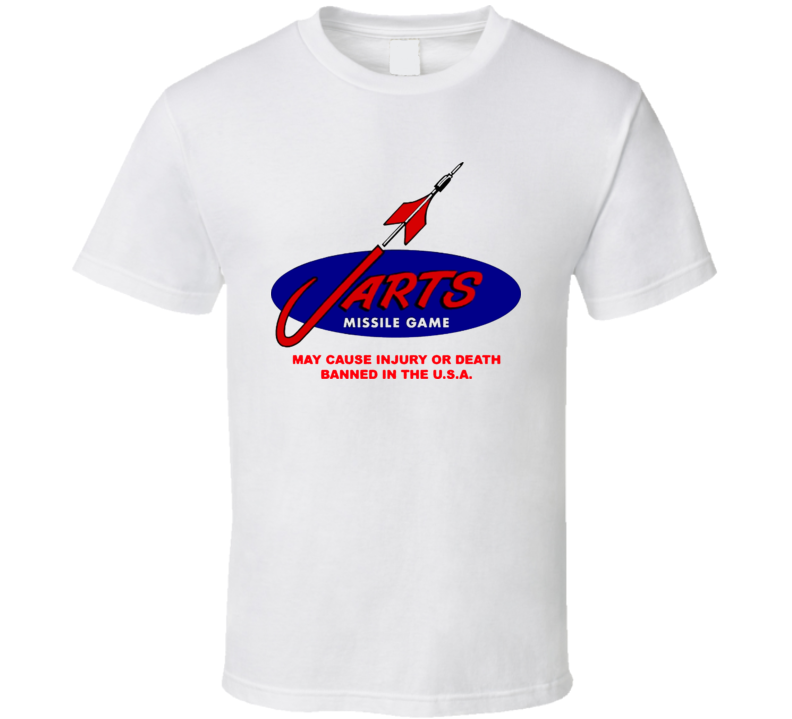 Jarts Missle Game Darts 80's T Shirt 
