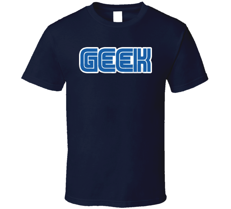 Geek Sega Parody Video Game 80s T Shirt