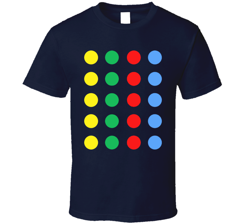 Twister Dots Retro Game T Shirt