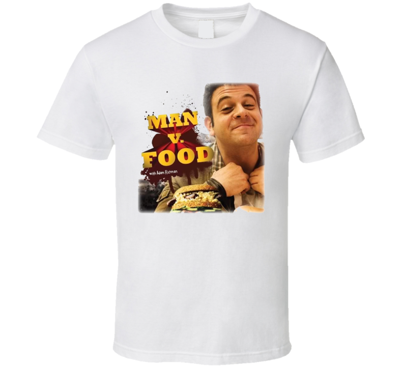 Man vs Food TV Show T Shirt 