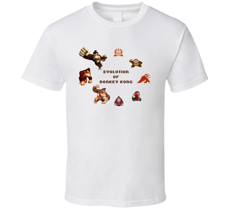 Evolution Of Donkey Kong T Shirt 