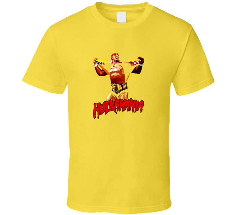 Hulkamania Hulk Hogan Classic Wrestling Shirt Tear T Shirt
