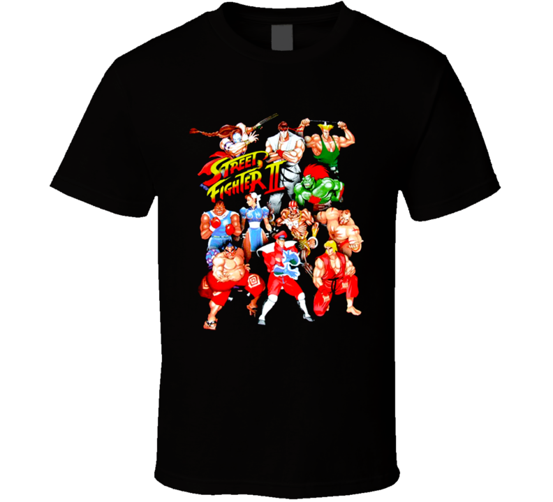 Stret Fighter 2 Nintendo Video Game T Shirt 