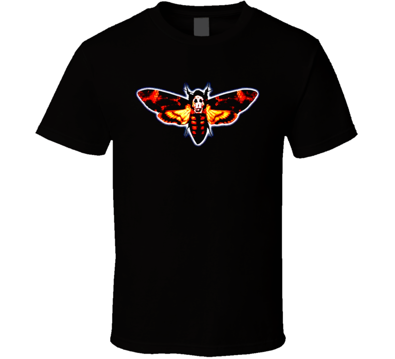 Silence Of The Lambs Butterfly Moth Logo T Shirt 