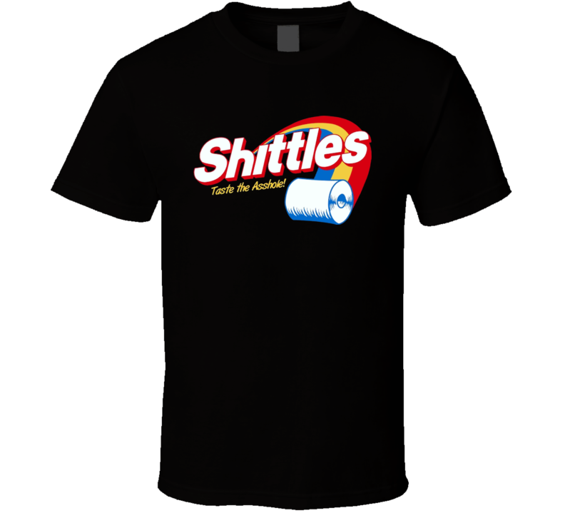 Shittles Offensive Skittles Logo T Shirt 