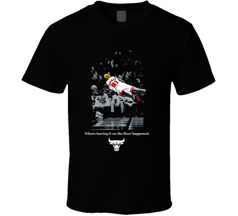 Dennis Rodman Rage Court Moment Basketball Cool T Shirt 