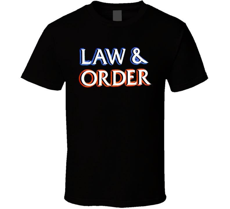 Law And Order Tv Series Show T Shirt 