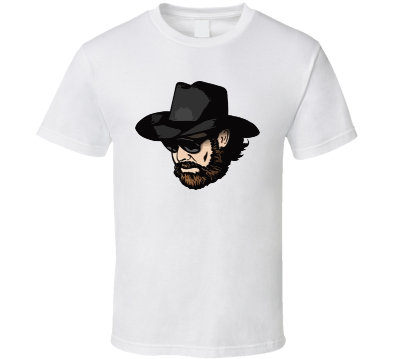 Hank Williams Jr Country Cartoon Head Cool T Shirt 