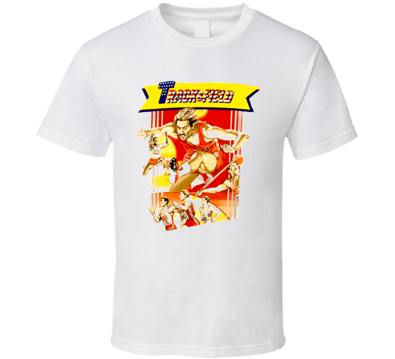 Konami Track And Field Nintendo Video Game T Shirt 