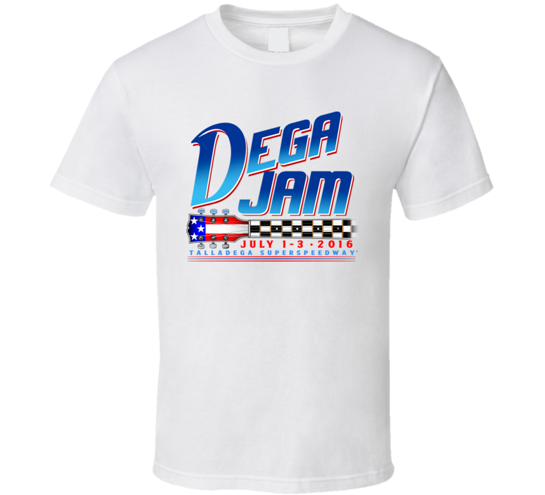Dega Jam 2016 Festival Music Concert Nascar Racing T Shirt
