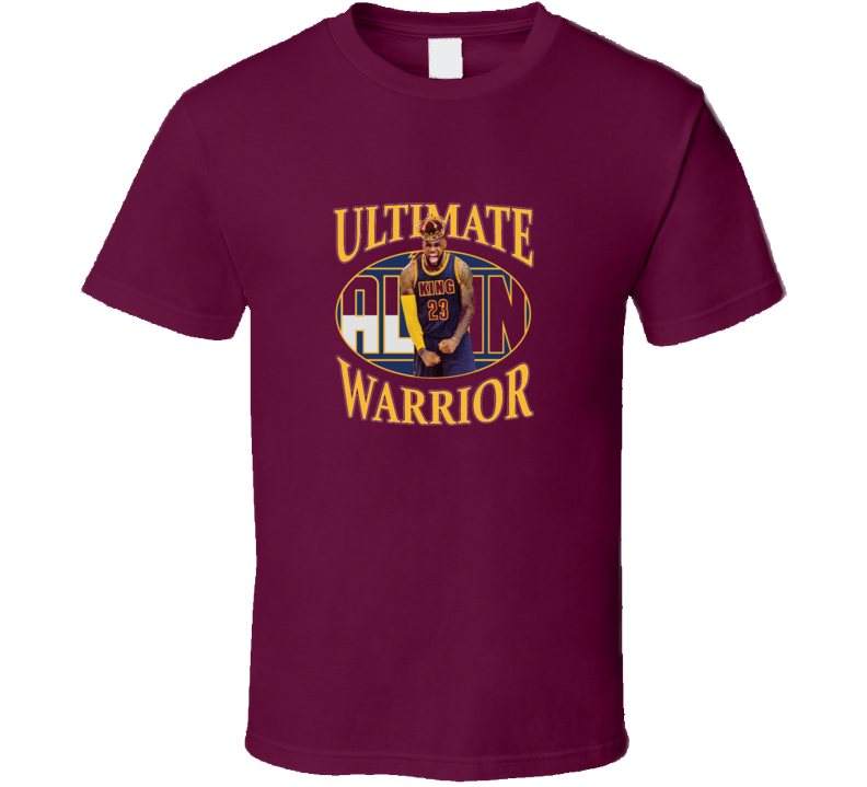 Lebron James Ultimate Warrior Cleveland Basketball Mock T Shirt
