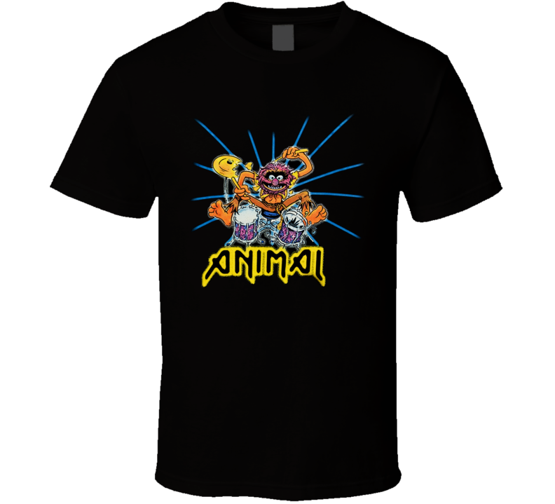 Animal Muppets Drummer Rock T Shirt