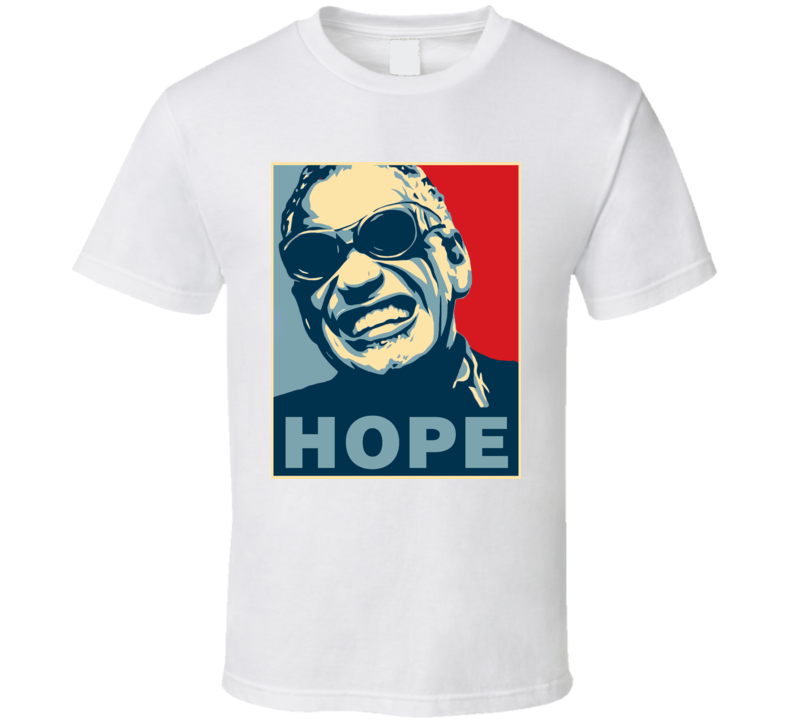 Ray Charles Hope Musician Pianist T Shirt