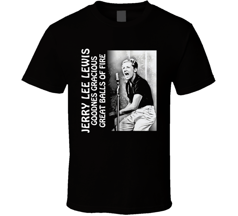 Jerry Lee Lewis Classic Country Singer T Shirt