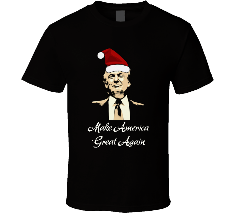 Donald Trump Santa Make Christmas Great Again Funny T Shirt