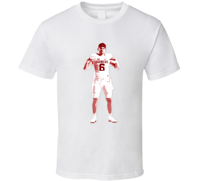 Baker Mayfield Qb Oklahoma Heisman College Football T Shirt