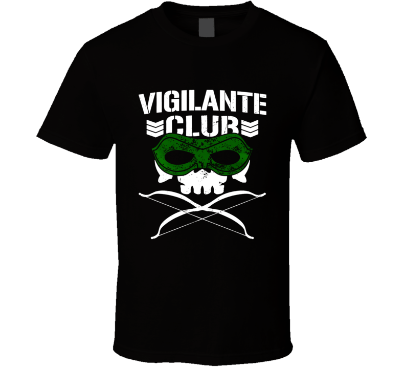 Vigilante Club Stephen Amell Bullet Club Wrestling T Shirt