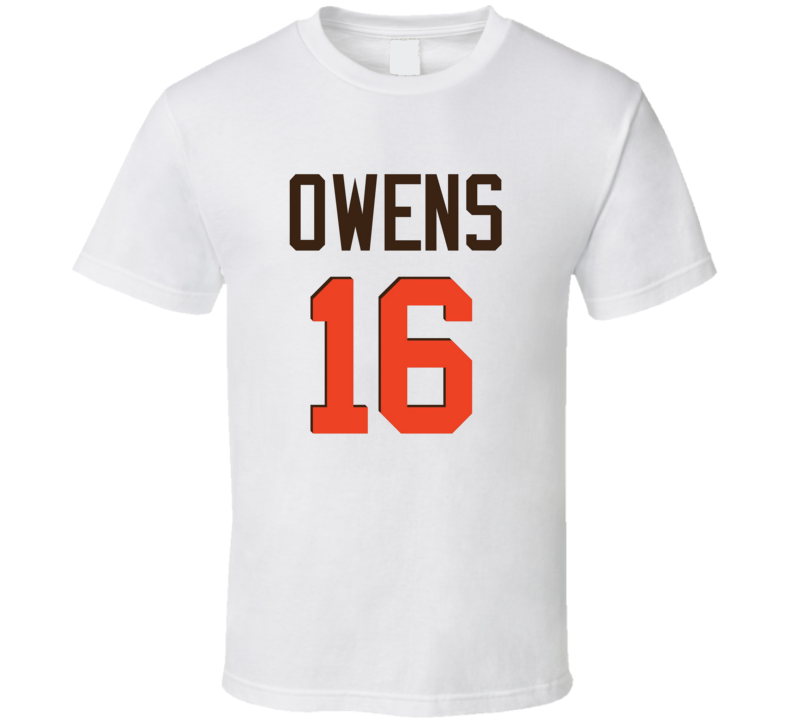 Cleveland Football 0-16 Owens 16 Winless Season T Shirt
