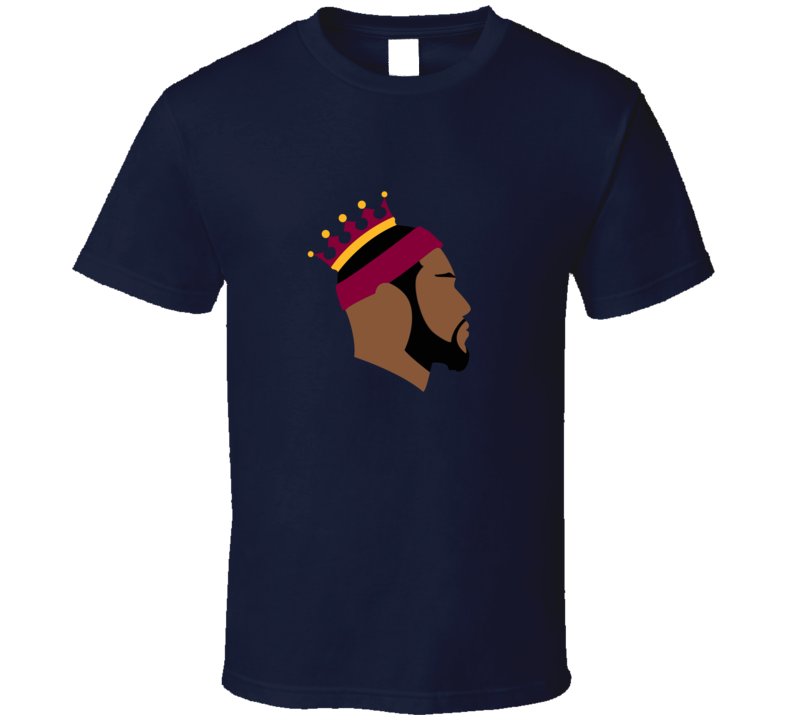 Lebron James King Cleveland Silhouette Basketball T Shirt
