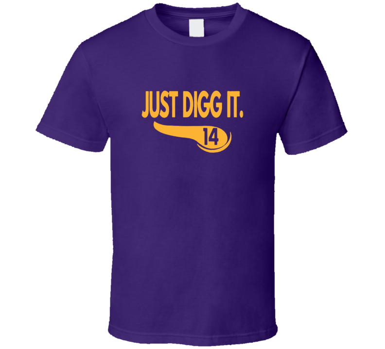 Stefon Diggs Just Digg It Minnesota Football The Catch T Shirt