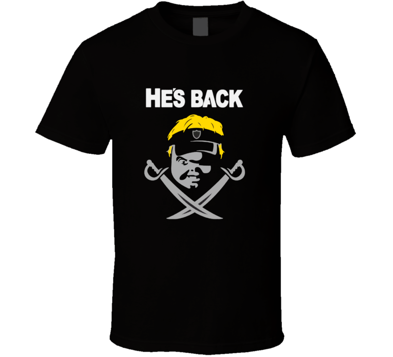 Oakland Jon Gruden Chuckys Back Coach Football T Shirt