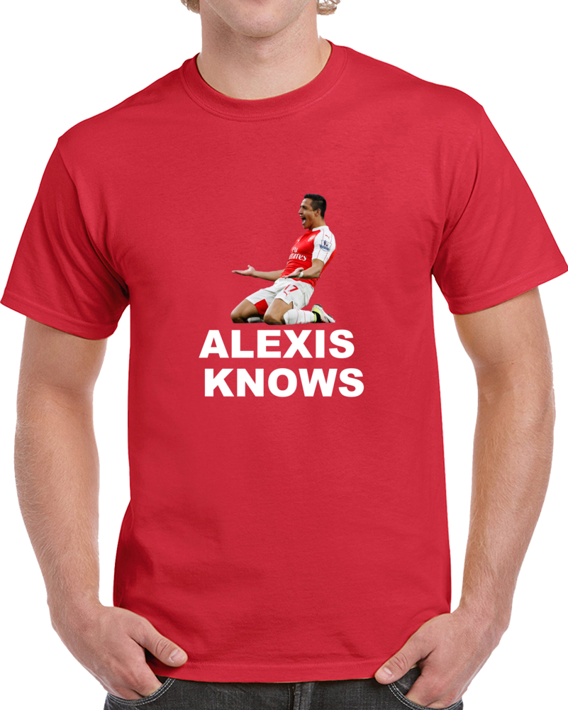 Alexis Sanches Knows Bo Knows Style Soccer Football T Shirt