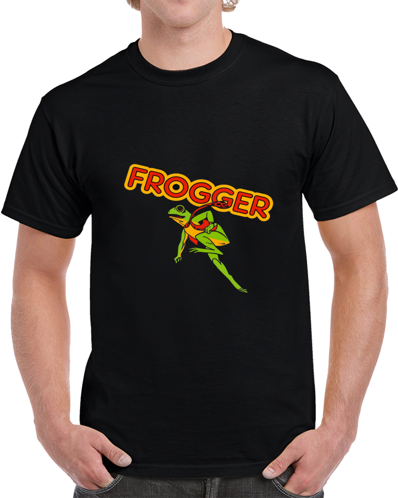 Frogger Classic Nintendo Video Game Retro T Shirt