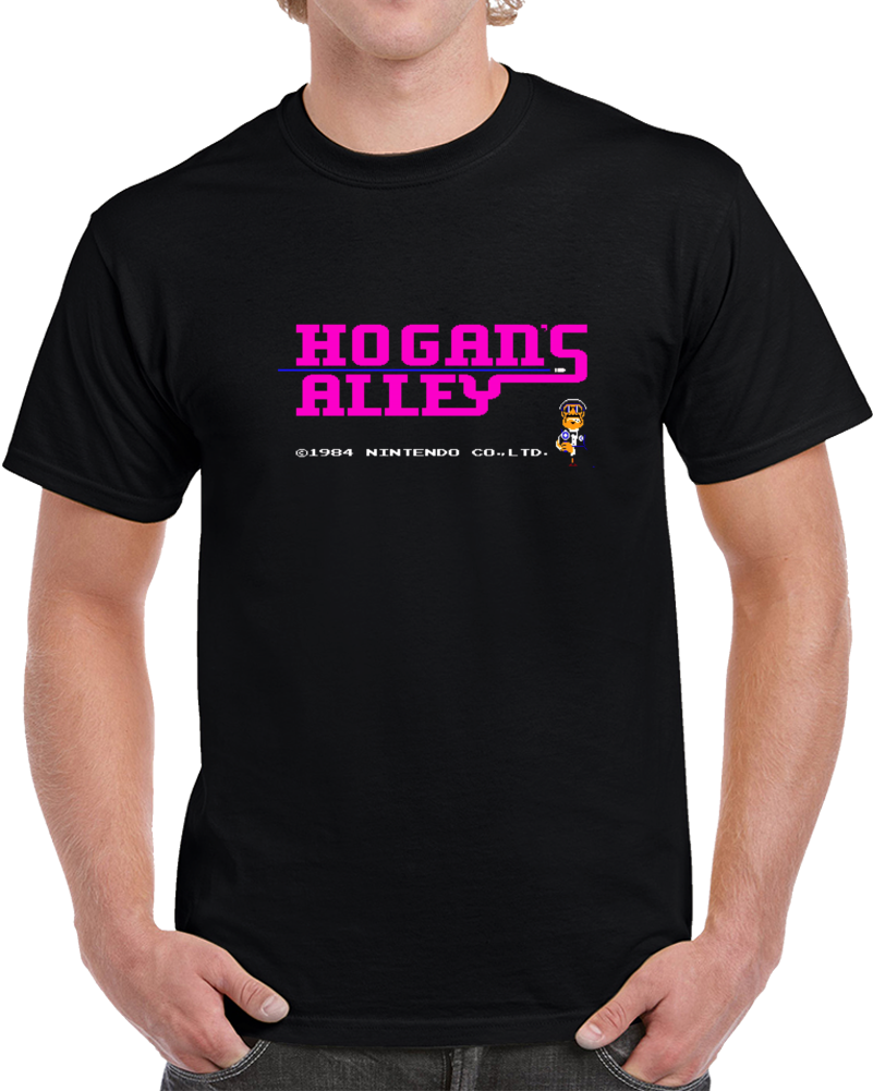 Hogans Alley Open Screen Retro Nintendo Video Game T Shirt