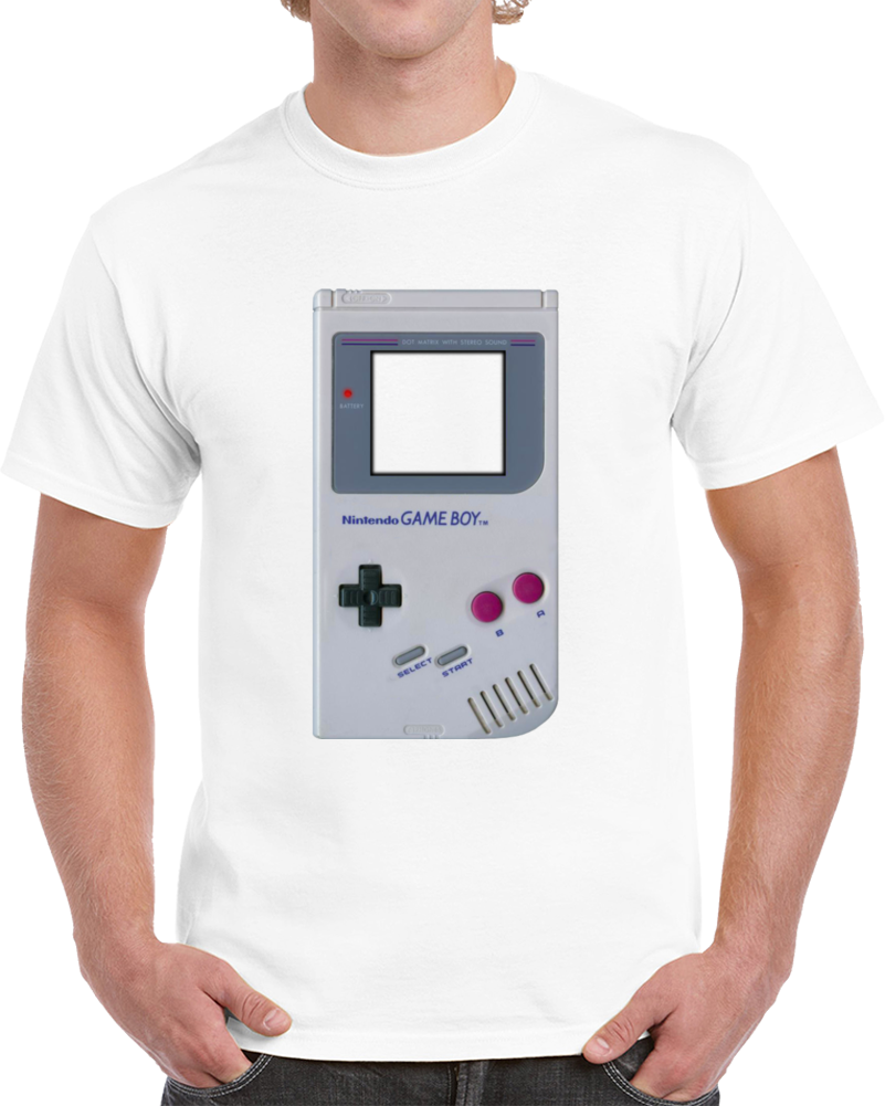 Nintendo Game Boy Classic Vintage Hand Held Video Game Consol T Shirt