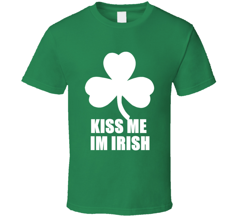 Kiss Me Im Irish St. Patrick's Day Drinking Beer T Shirt
